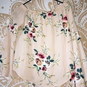 Floral Off the Shoulder Top